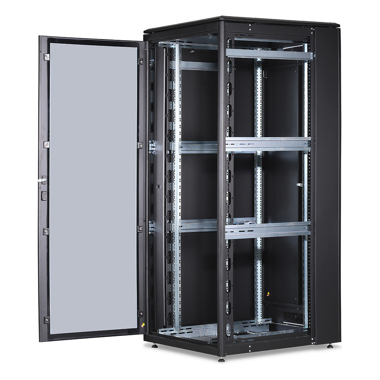 DIGITUS Netzwerkschrank Unique 42HE 2053x800x1000mm schwarz (Speditionsversand)