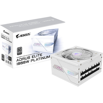 1000W GIGABYTE AORUS ELITE AE1000PM PG5 80+ Platinum White