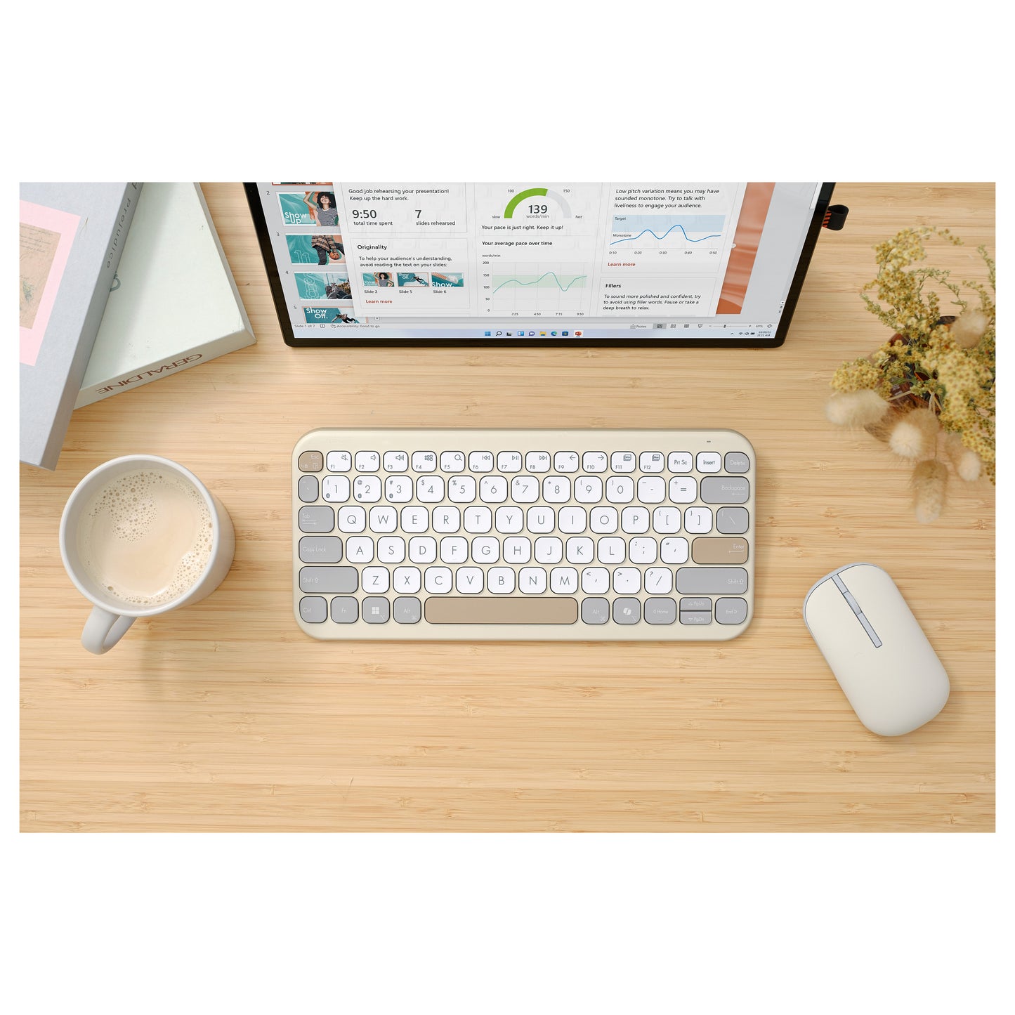 ASUS KW100 Tastatur beige