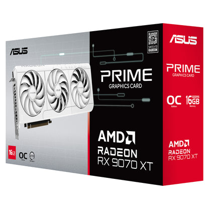 RX 9070XT 16GB ASUS PRIME GDDR6 WHITE