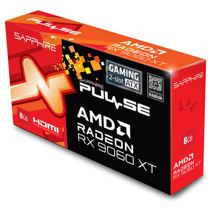 RX 9060 XT 8GB Sapphire Pulse Gaming GDDR6