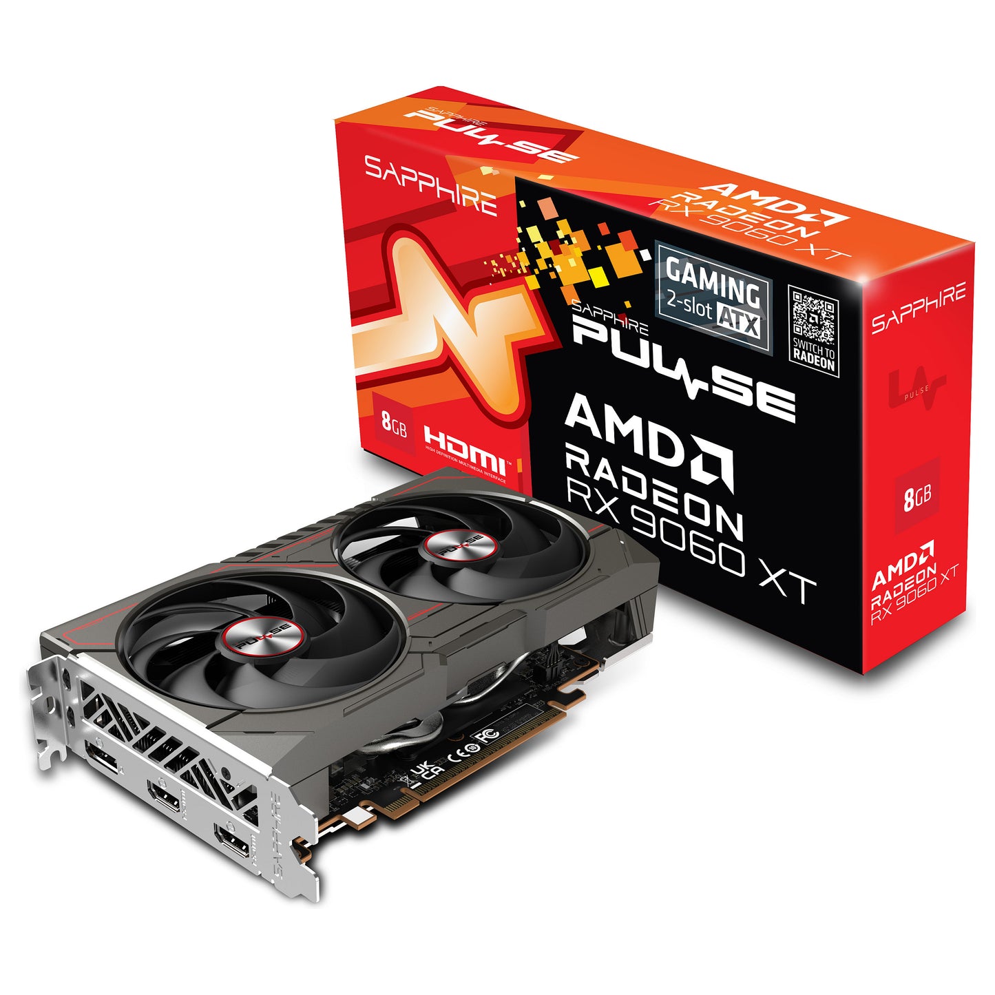 RX 9060 XT 8GB Sapphire Pulse Gaming GDDR6
