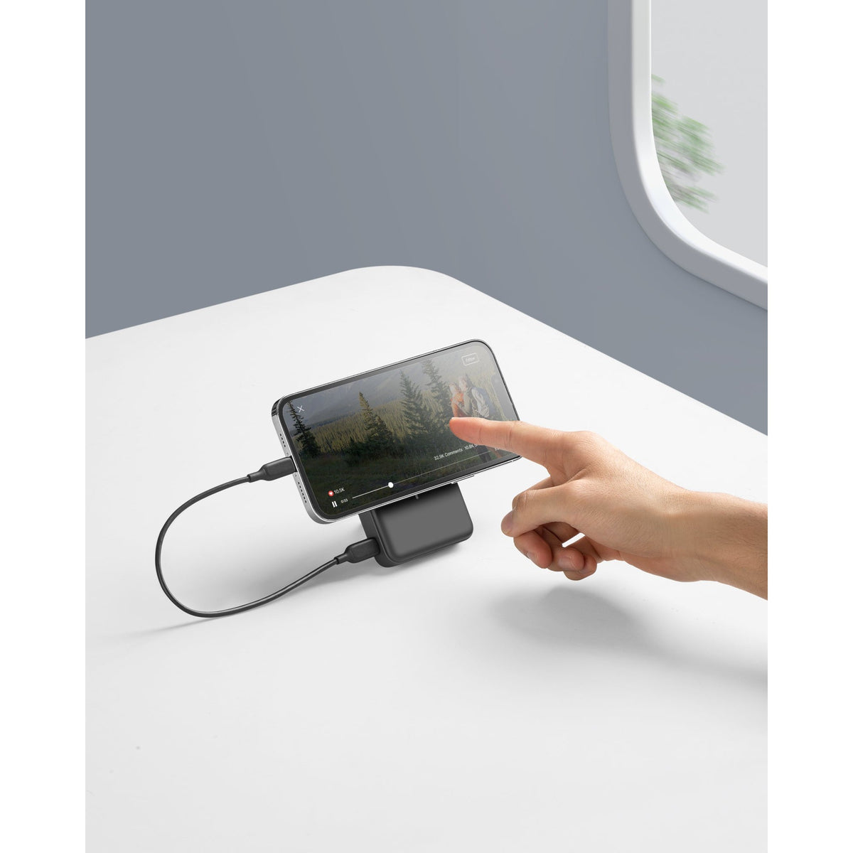 Anker MagGo 633 Magnetic Power Bank 10000 mAh A1641G11 black