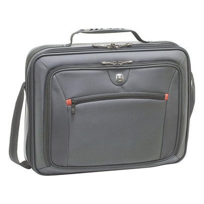 WENGER Insight Notebook Tasche fuer 35.8 bis 39.6cm 14.1 bis 15.6Zoll Tablet Laptop grau