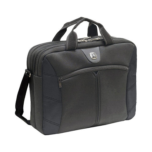 WENGER Sherpa Notebook Tasche fuer 35,8 bis 39,6cm 14,1 bis 15,6Zoll Toploader Tablet Laptop schwarz