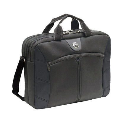 WENGER Sherpa Notebook Tasche fuer 35,8 bis 39,6cm 14,1 bis 15,6Zoll Toploader Tablet Laptop schwarz