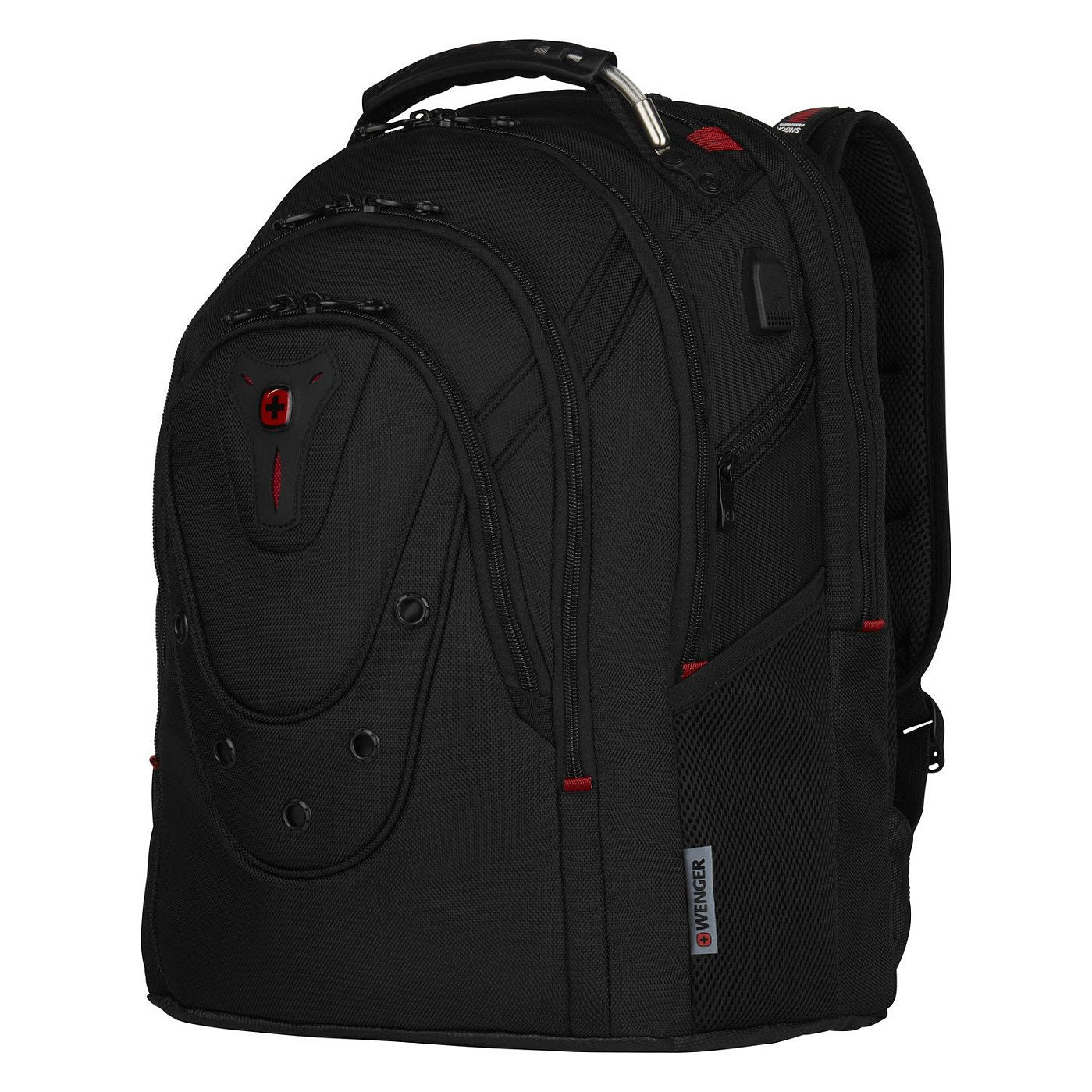 WENGER Ibex Ballistic Deluxe 35.56cm 14Zoll-40.64cm 16Zoll Laptop Backpack Black