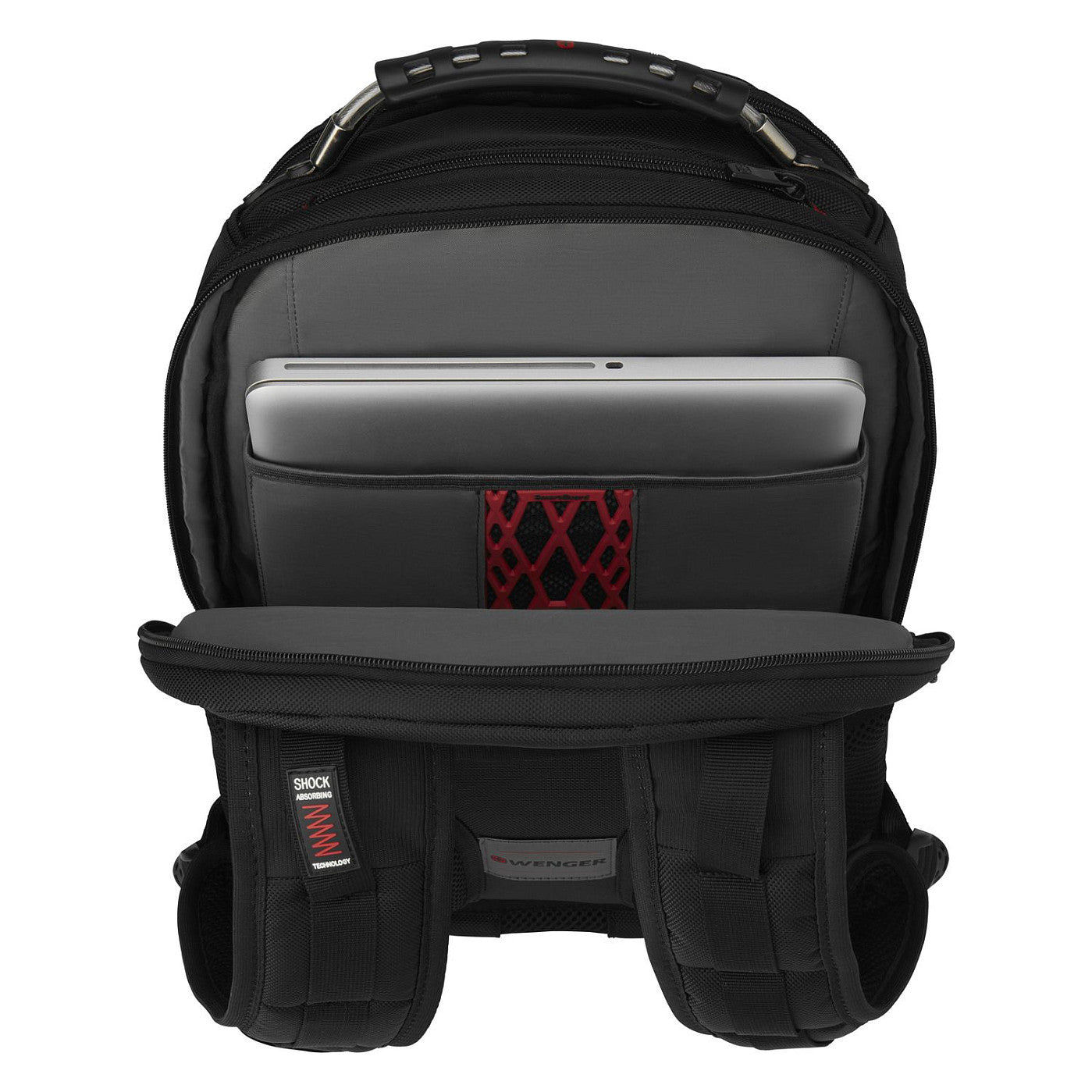 WENGER Ibex Ballistic Deluxe 35.56cm 14Zoll-40.64cm 16Zoll Laptop Backpack Black