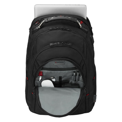 WENGER Ibex Ballistic Deluxe 35.56cm 14Zoll-40.64cm 16Zoll Laptop Backpack Black