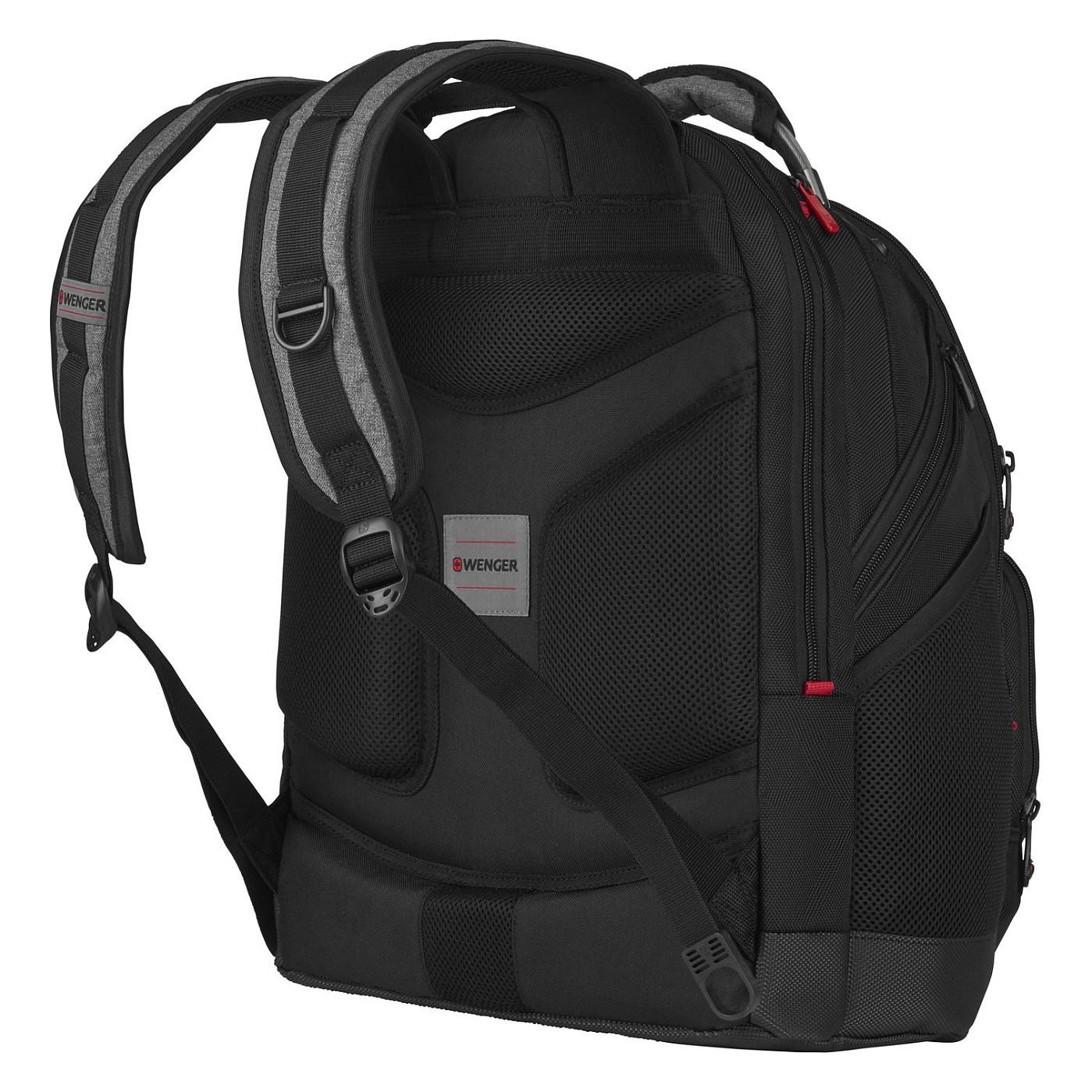 WENGER Ibex Ballistic Deluxe 35.56cm 14Zoll-40.64cm 16Zoll Laptop Backpack Black