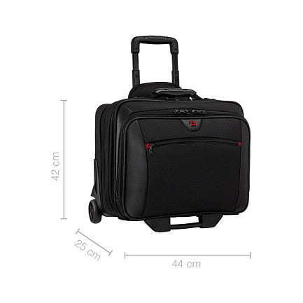 WENGER Potomac 43,2cm 17Zoll Trolley schwarz (mit herausnehmbarer Notebooktasche 40,6cm 16Zoll)