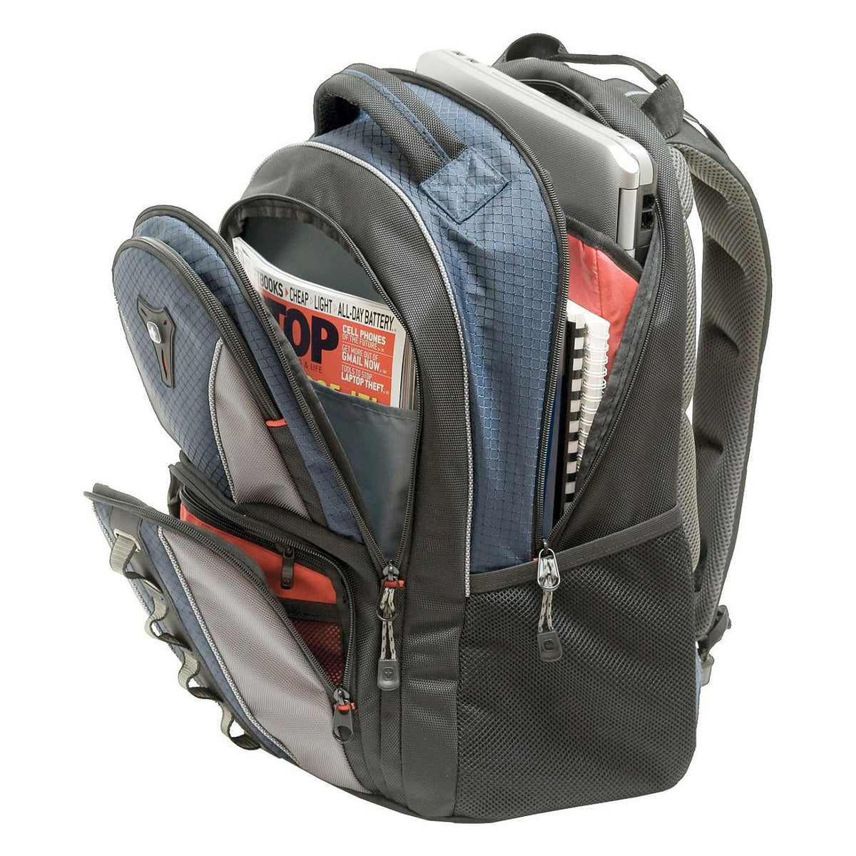 WENGER Cobalt Notebook Rucksack fuer 35,8 bis 39,6cm 14,1 bis 15,6Zoll Tablet, Laptop blau