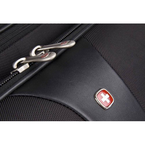 WENGER Patriot 2teiliges Buniness-Set 43.2cm 17Zoll Trolley schwarz - mit passendem Notebookkoffer 39cm 15.4Zoll