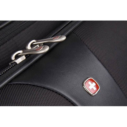 WENGER Patriot 2teiliges Buniness-Set 43.2cm 17Zoll Trolley schwarz - mit passendem Notebookkoffer 39cm 15.4Zoll