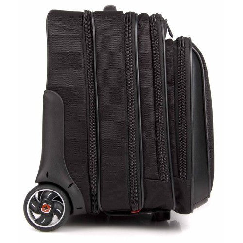 WENGER Patriot 2teiliges Buniness-Set 43.2cm 17Zoll Trolley schwarz - mit passendem Notebookkoffer 39cm 15.4Zoll