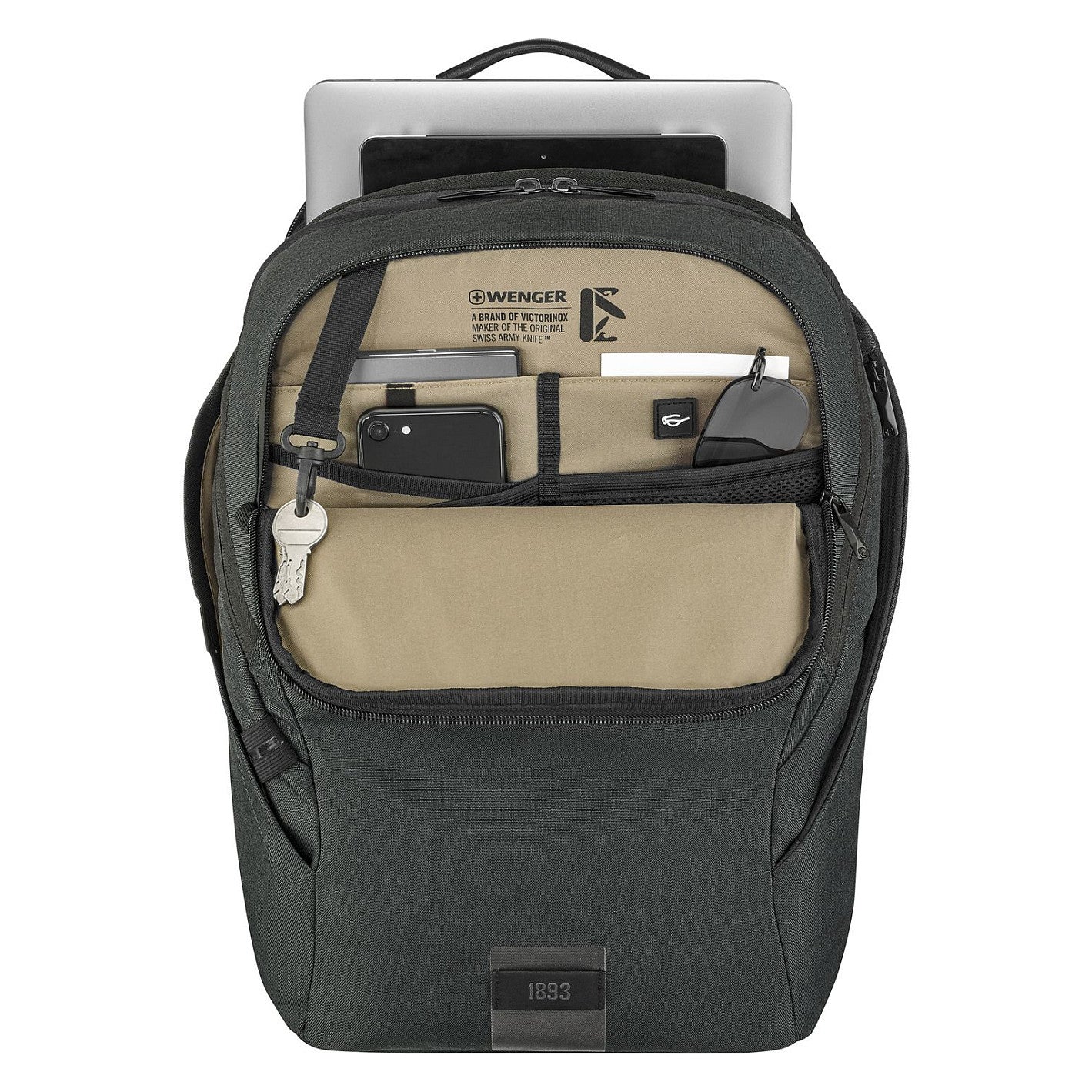 WENGER MX ECO Light 40,64cm 16Zoll Laptop Backpack with 25,4cm 10Zoll Tabletpocket Charcoal