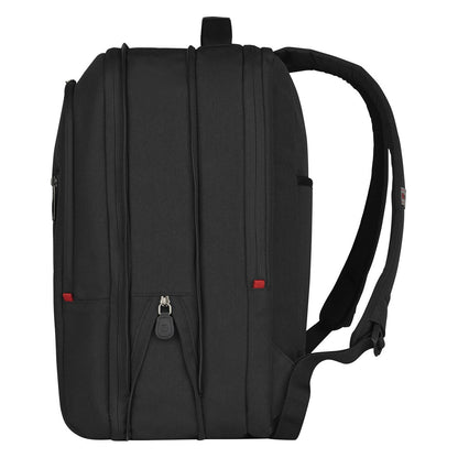 WENGER City Traveler Carry-On 40,64cm 16Zoll Laptop Backpack w/ 12inch Tablet Pocket Black
