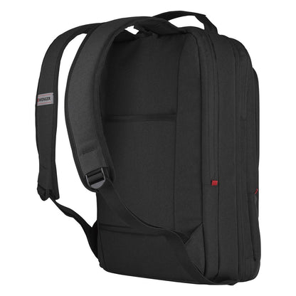 WENGER City Traveler Carry-On 40,64cm 16Zoll Laptop Backpack w/ 12inch Tablet Pocket Black