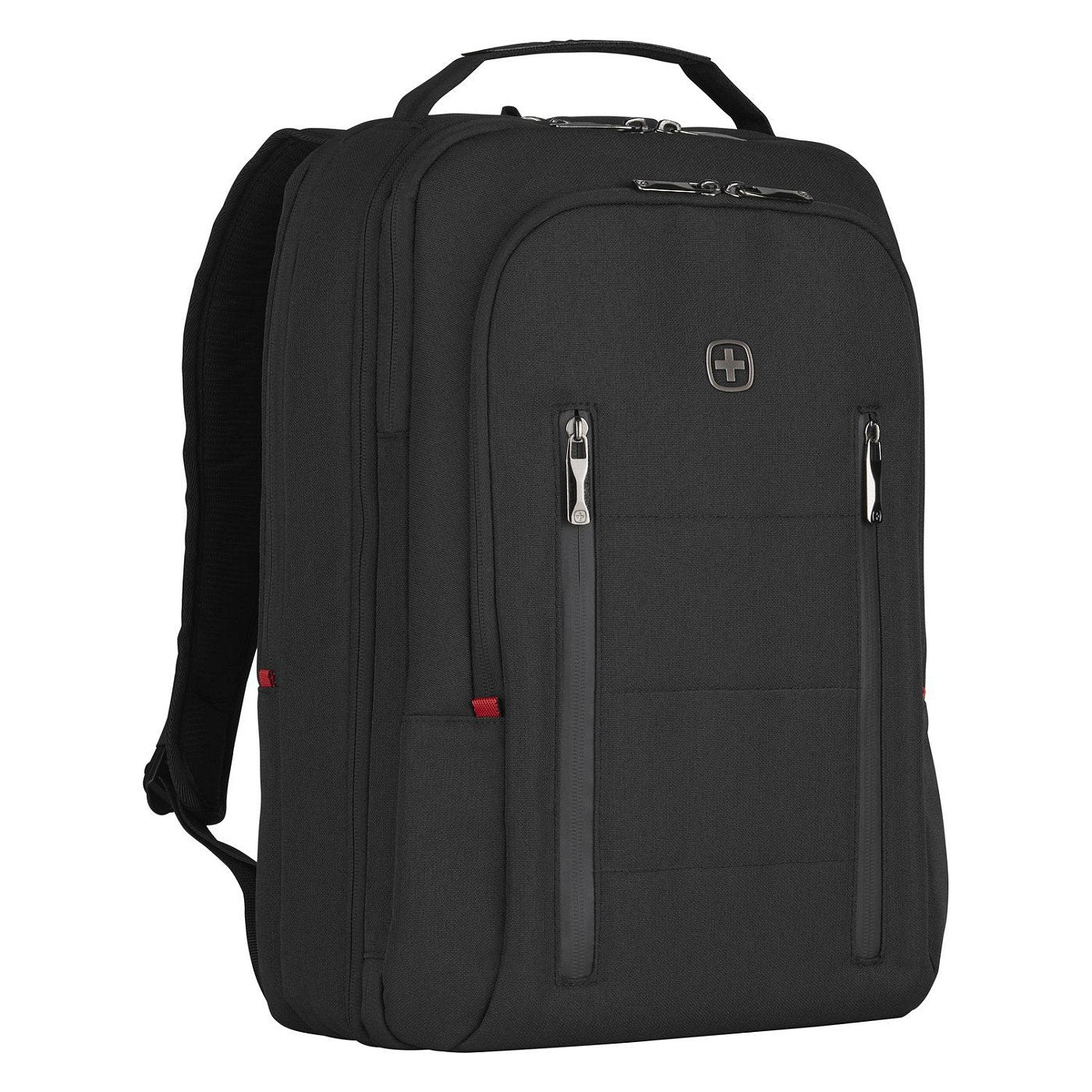 WENGER City Traveler Carry-On 40,64cm 16Zoll Laptop Backpack w/ 12inch Tablet Pocket Black