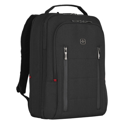 WENGER City Traveler Carry-On 40,64cm 16Zoll Laptop Backpack w/ 12inch Tablet Pocket Black