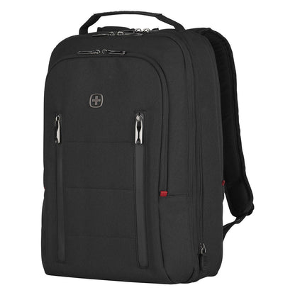 WENGER City Traveler Carry-On 40,64cm 16Zoll Laptop Backpack w/ 12inch Tablet Pocket Black