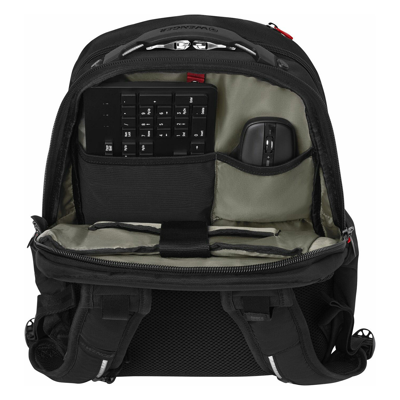 WENGER Cosmic 43,18cm 17Zoll Laptop Backpack with Tablet Pocket Black