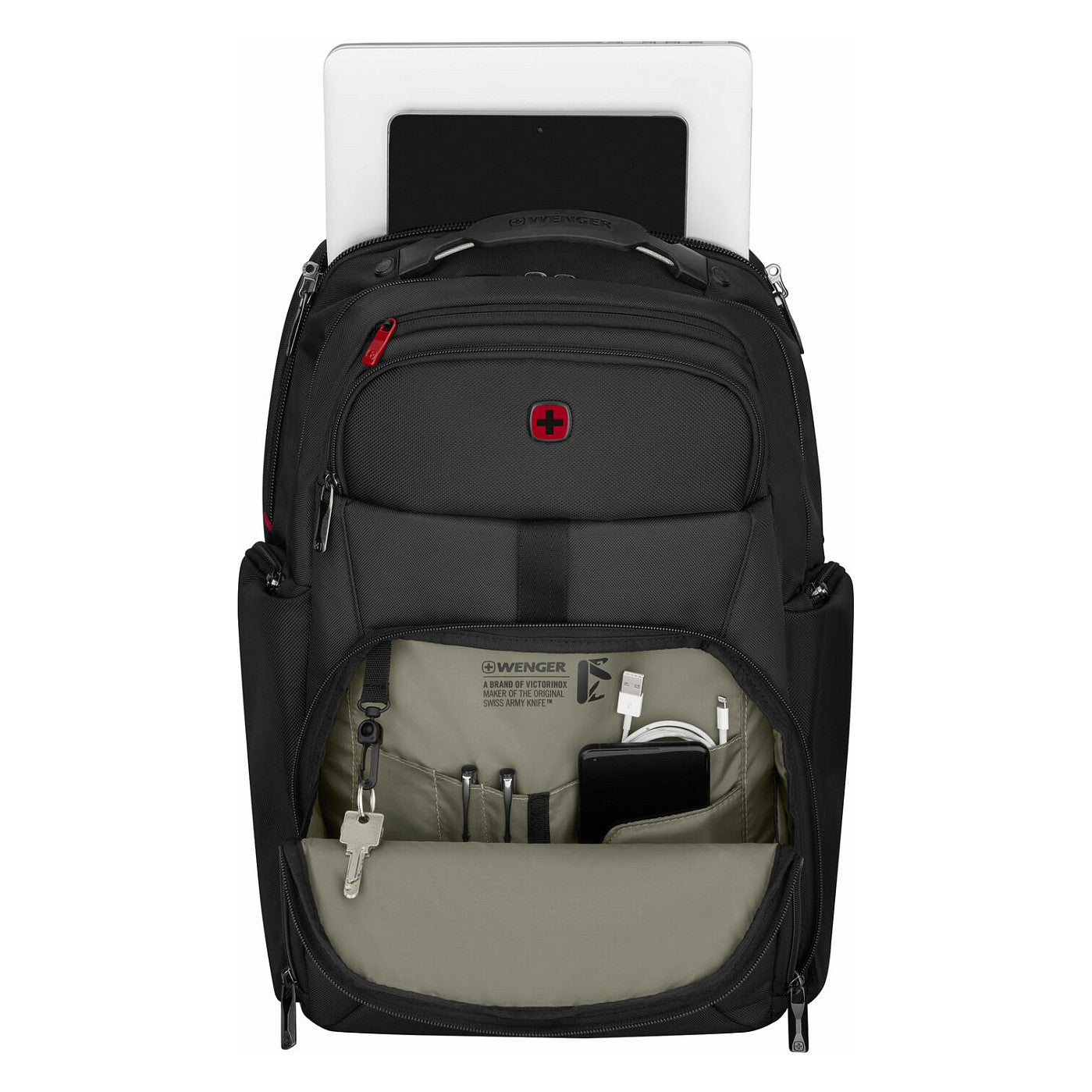WENGER Meteor 43,18cm 17Zoll Laptop Backpack with Tablet Pocket Black