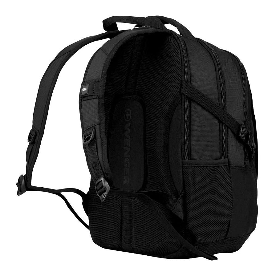 WENGER Sidebar Notebook Rucksack fuer 35,8 bis 39,6cm 14,1 bis 15,6Zoll Tablet Laptop 2 seitliche Taschen schwarz