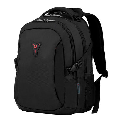 WENGER Sidebar Notebook Rucksack fuer 35,8 bis 39,6cm 14,1 bis 15,6Zoll Tablet Laptop 2 seitliche Taschen schwarz