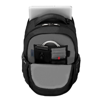 WENGER Sidebar Notebook Rucksack fuer 35,8 bis 39,6cm 14,1 bis 15,6Zoll Tablet Laptop 2 seitliche Taschen schwarz