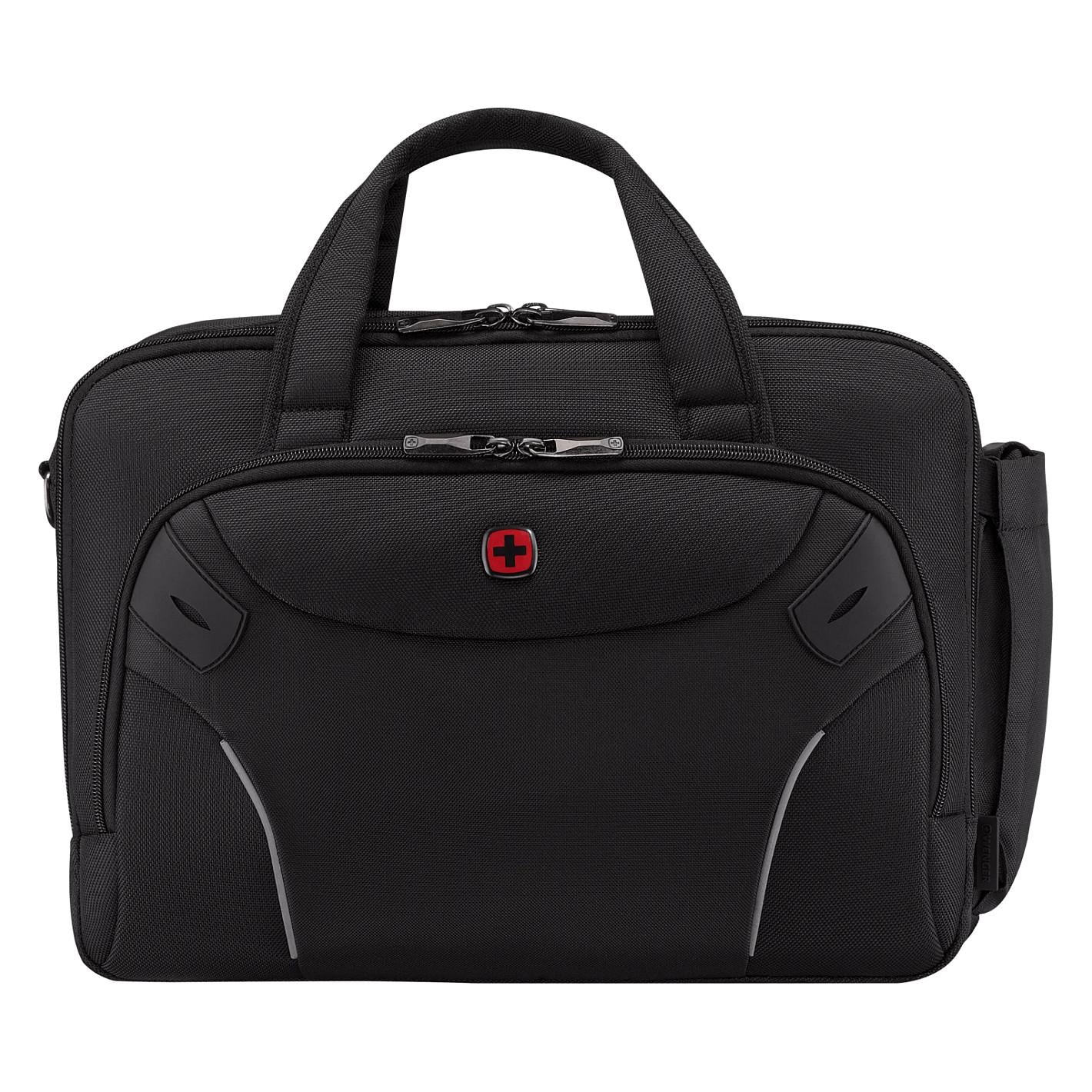 WENGER Cosmic Brief 35,56cm 14Zoll - 40,64cm 16Zoll Laptop Briefcase with Tablet Pocket Black