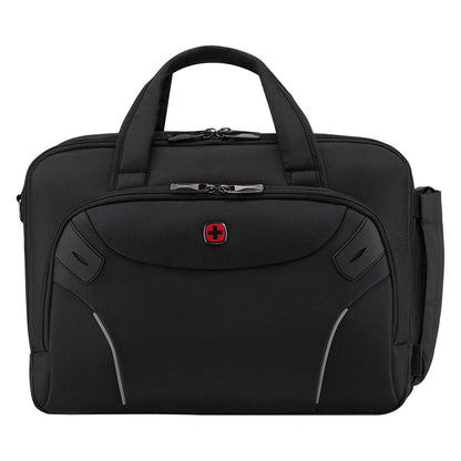 WENGER Cosmic Brief 35,56cm 14Zoll - 40,64cm 16Zoll Laptop Briefcase with Tablet Pocket Black