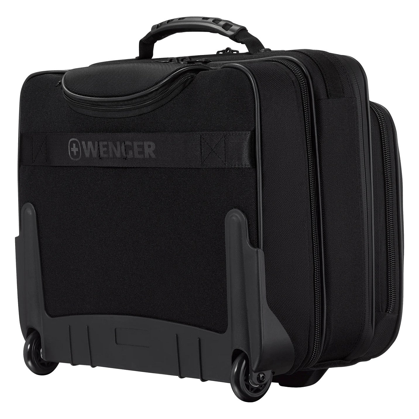 WENGER Legacy Black Series 39,62cm 15,6Zoll Wheeled Laptop Case w Tablet Pocket Black
