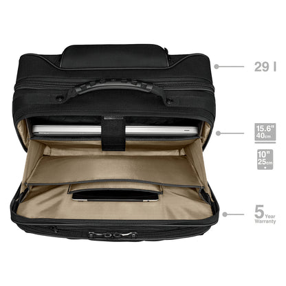 WENGER Legacy Black Series 39,62cm 15,6Zoll Wheeled Laptop Case w Tablet Pocket Black