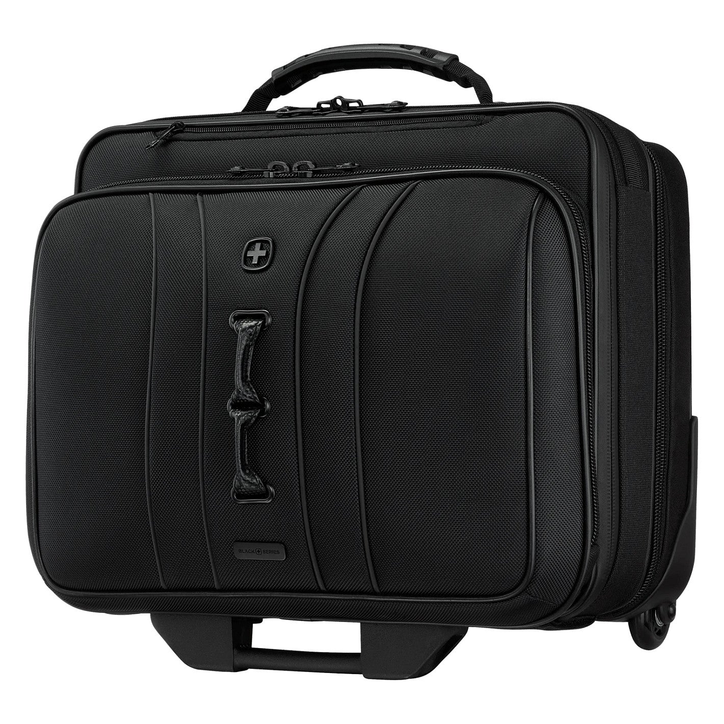 WENGER Legacy Black Series 39,62cm 15,6Zoll Wheeled Laptop Case w Tablet Pocket Black