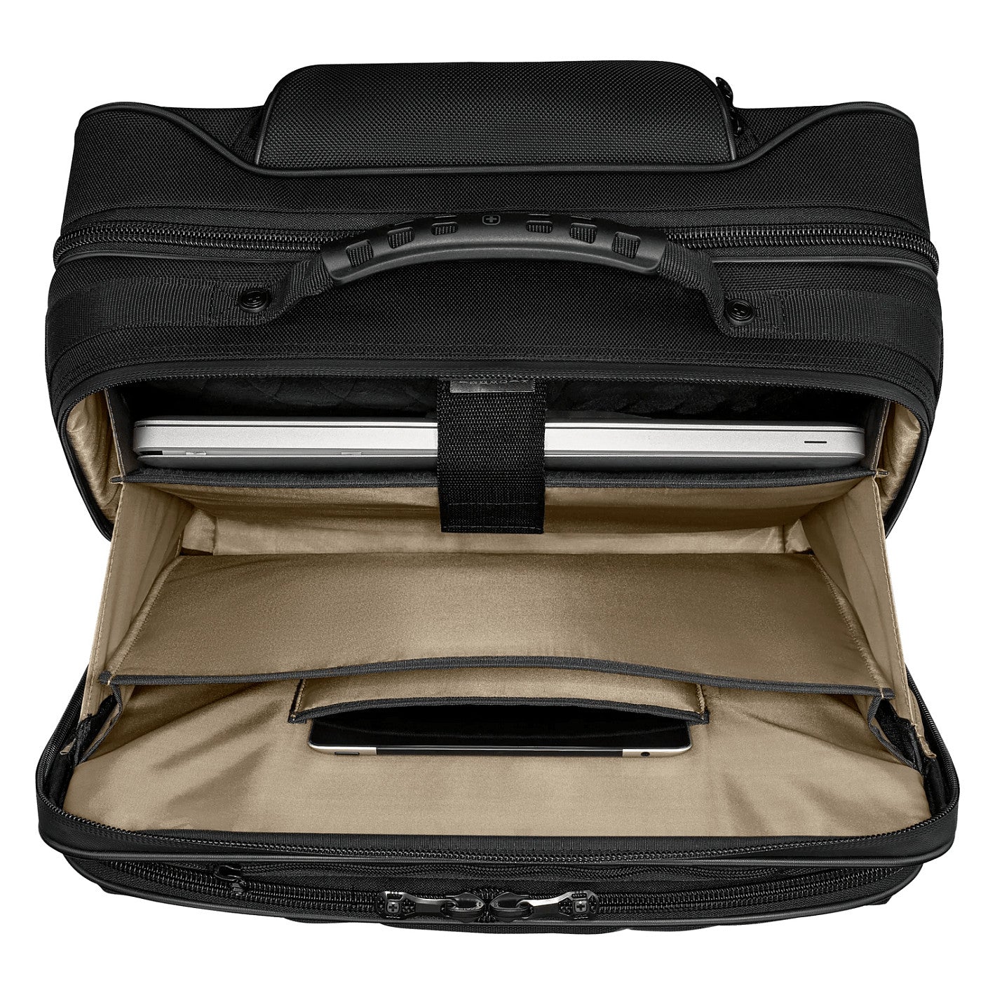 WENGER Legacy Black Series 39,62cm 15,6Zoll Wheeled Laptop Case w Tablet Pocket Black