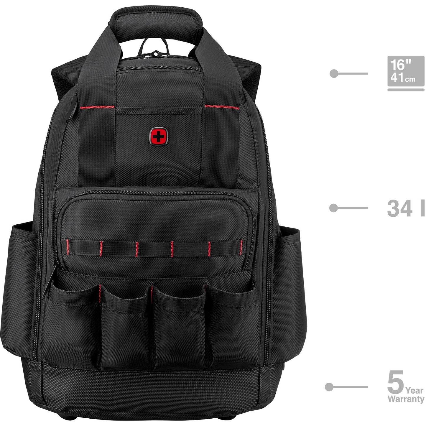 WENGER Tool Backpack Advanced 40,64cm 16Zoll Laptop Backpack Black