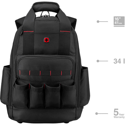 WENGER Tool Backpack Advanced 40,64cm 16Zoll Laptop Backpack Black