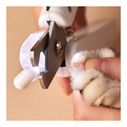 PETKIT LED Krallenschere Krallenzange Sicherheitsstopp Katzen Hunde