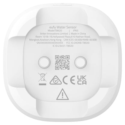Eufy - Alarmflut- und Frostsensor - kabellos - Wi-Fi - wei
