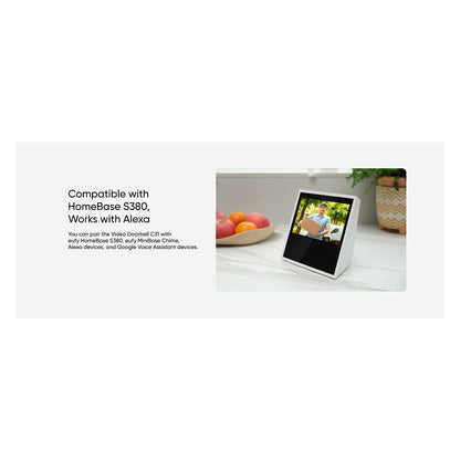 Eufy Video Doorbell C31 - Smarte Trklingel - mit Kamera - Wi-Fi