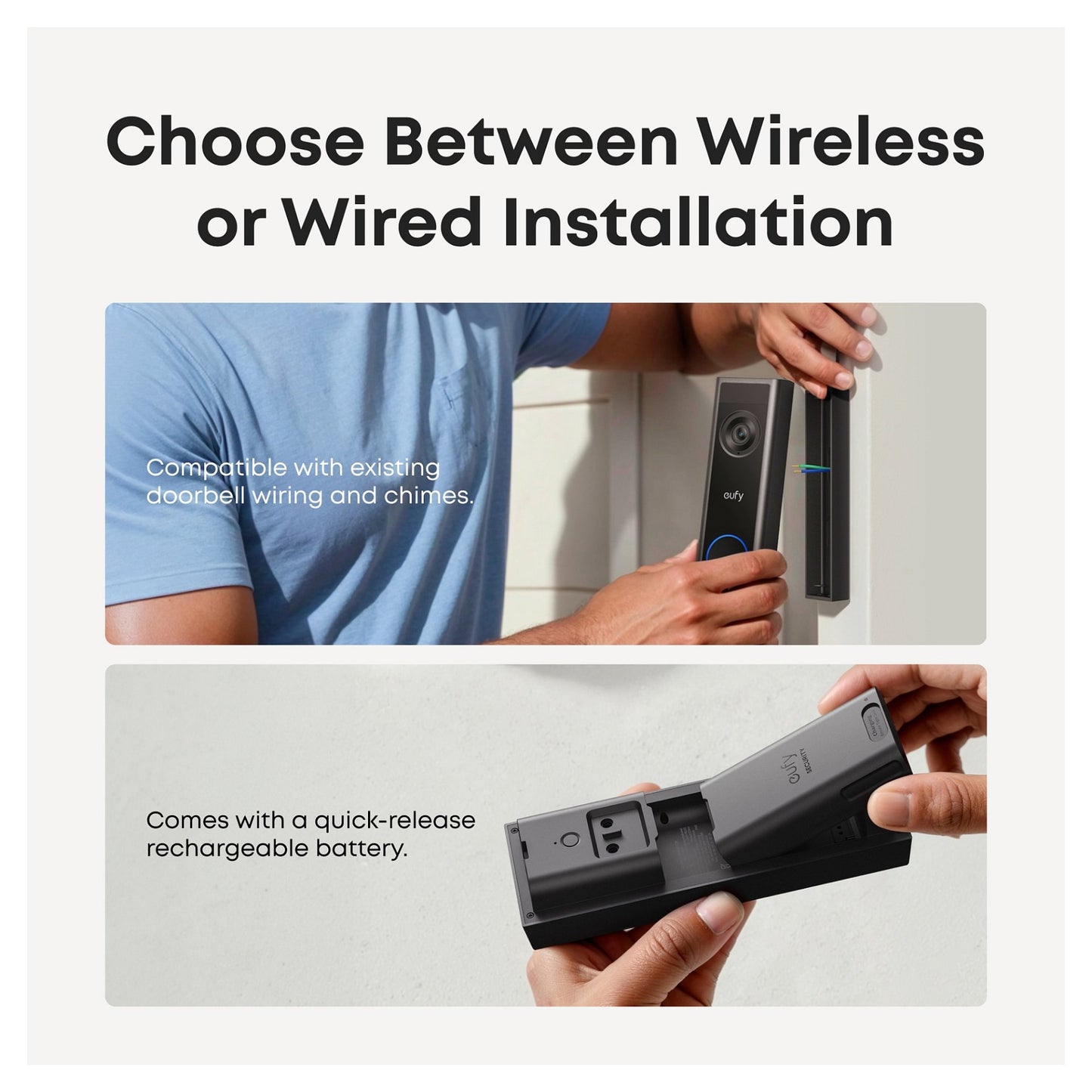 Eufy Video Doorbell C31 - Smarte Trklingel - mit Kamera - Wi-Fi
