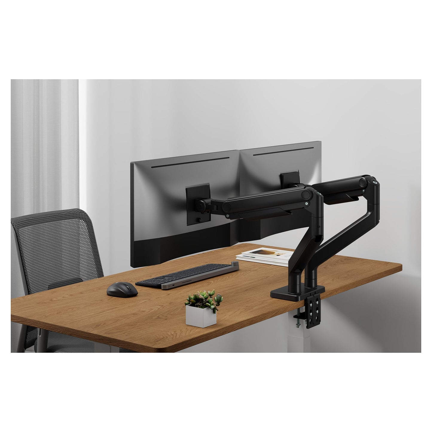 DIGITUS Dual Monitorhalterung, 2x 45", 2x 20 kg