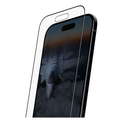 PanzerGlass Stealth Screen Protector w. Black Frame iPhone 17 Air | Ultra-Wide Fit w. Fastfit in-a-box