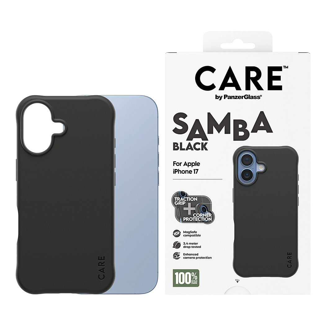 CARE fashionable Samba black MagSafe iPhone 17