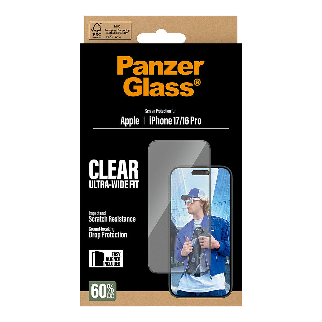 PanzerGlass Schutzglas iPhone 17/16 Pro UWF