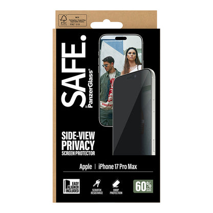 SAFE Privacy Schutzglas iPhone 17 Pro Max/UWF