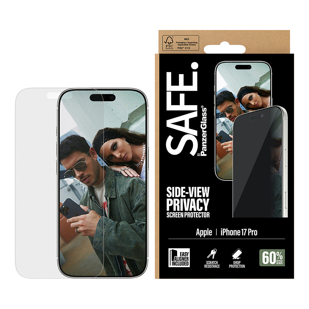 SAFE Privacy Schutzglas iPhone 17 Pro/UWF