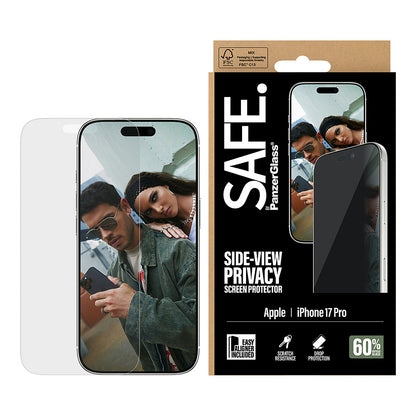 SAFE Privacy Schutzglas iPhone 17 Pro/UWF