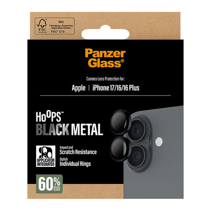PanzerGlass Hoops black iPhone 17/16/16 Plus